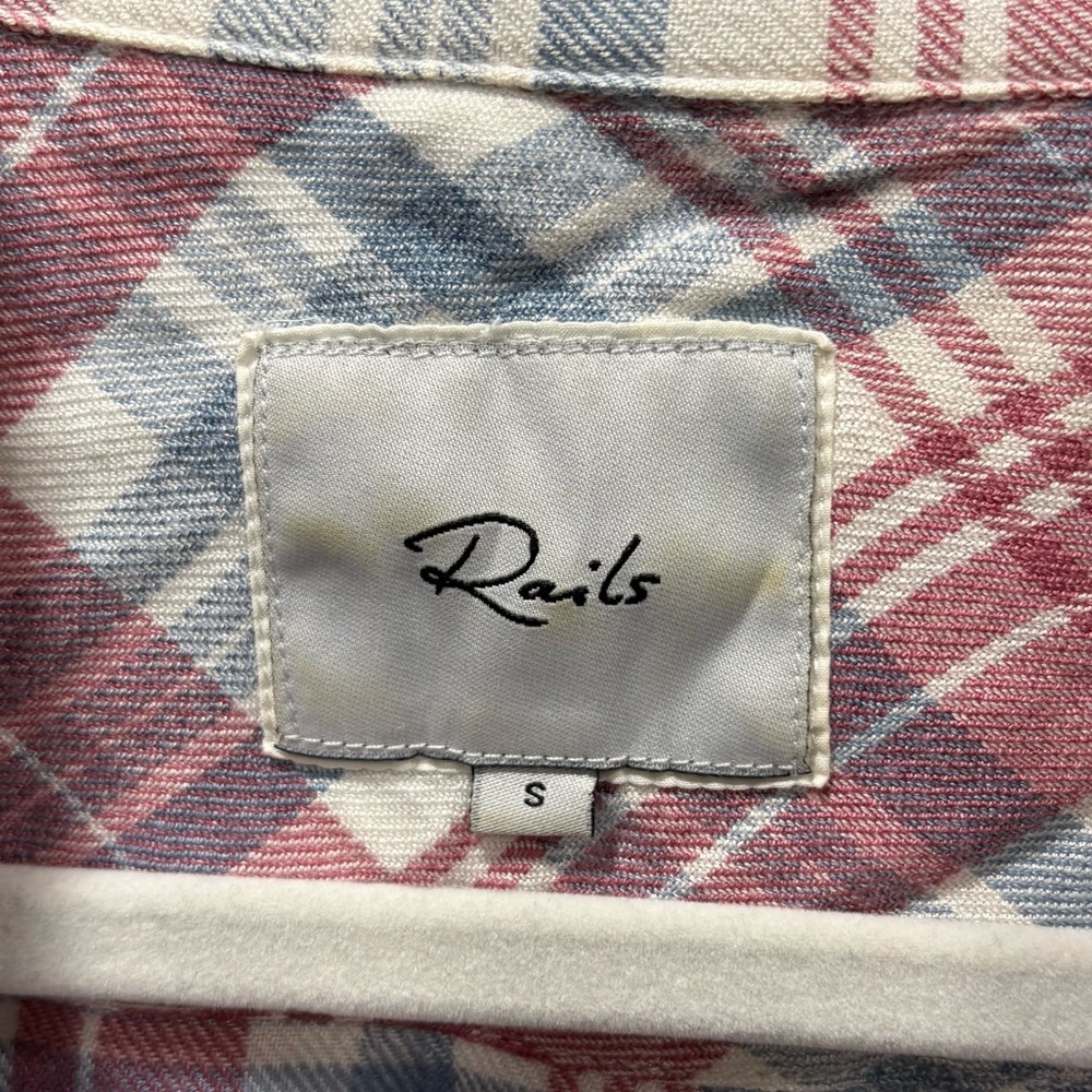 Rails plaid long sleeve button down Hunter shirt - Picture 3 of 6